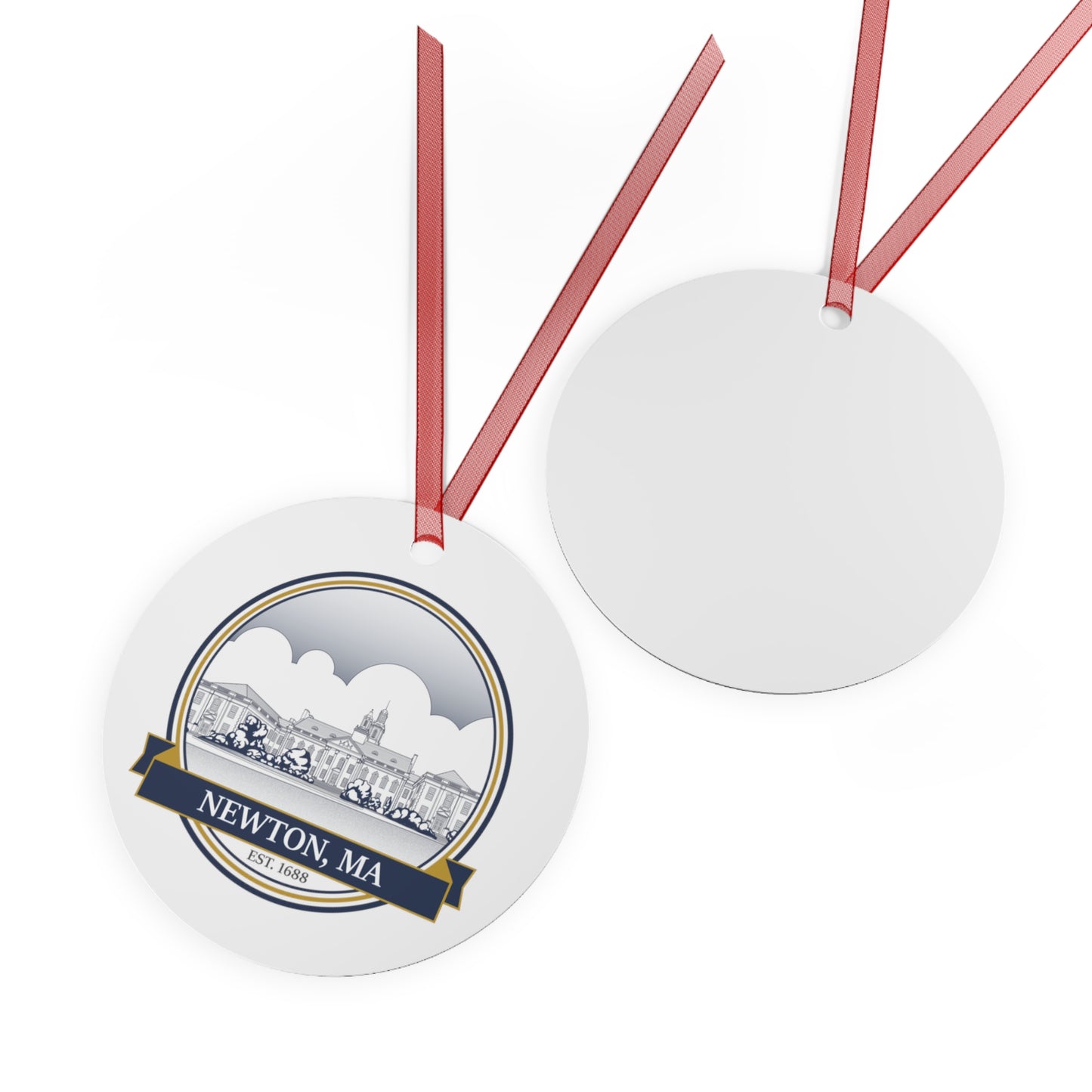 Newton City Hall: Premium Ornament