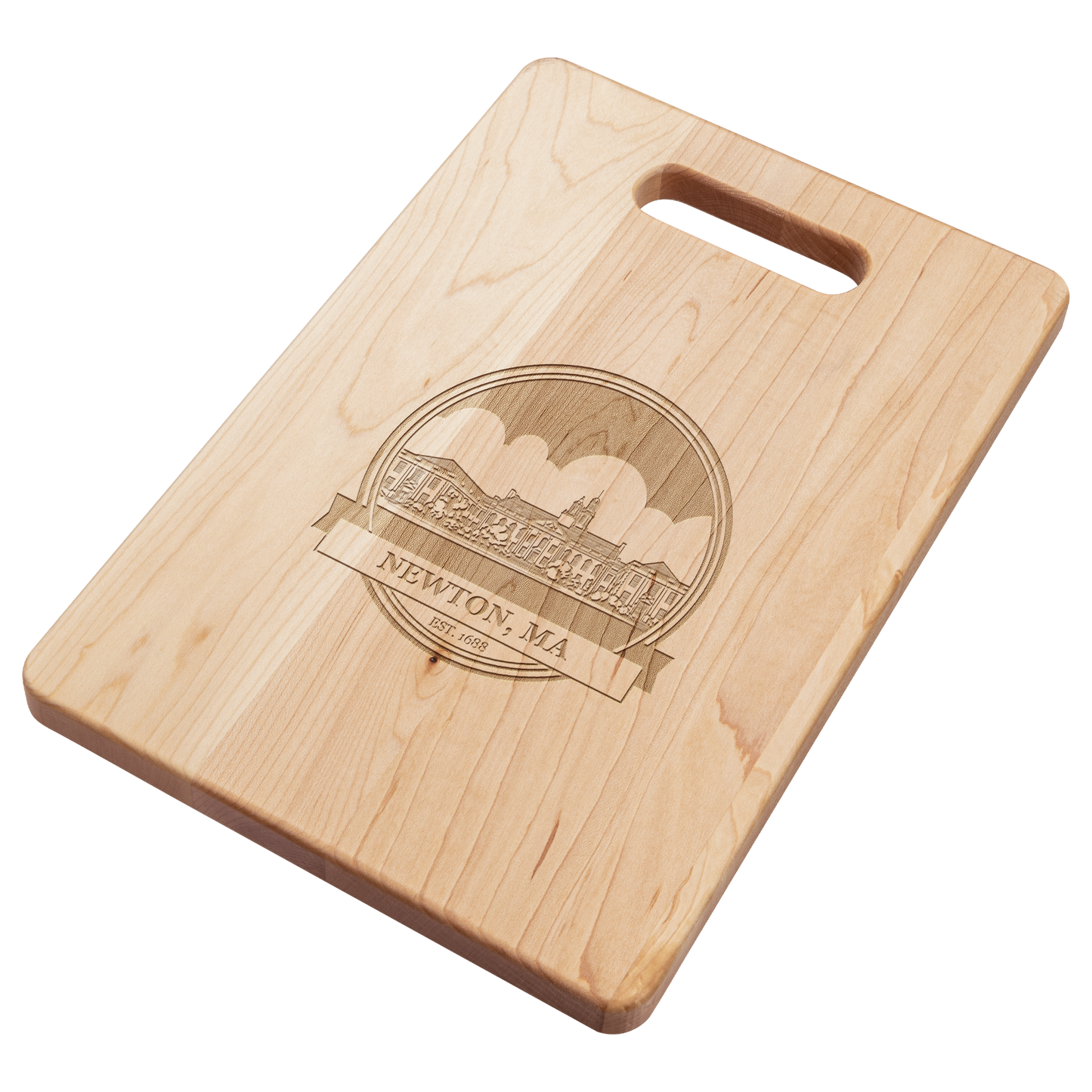 Newton_City_Hall_Maple_Cutting_Board_Maple_V_Angle_Mockup.png