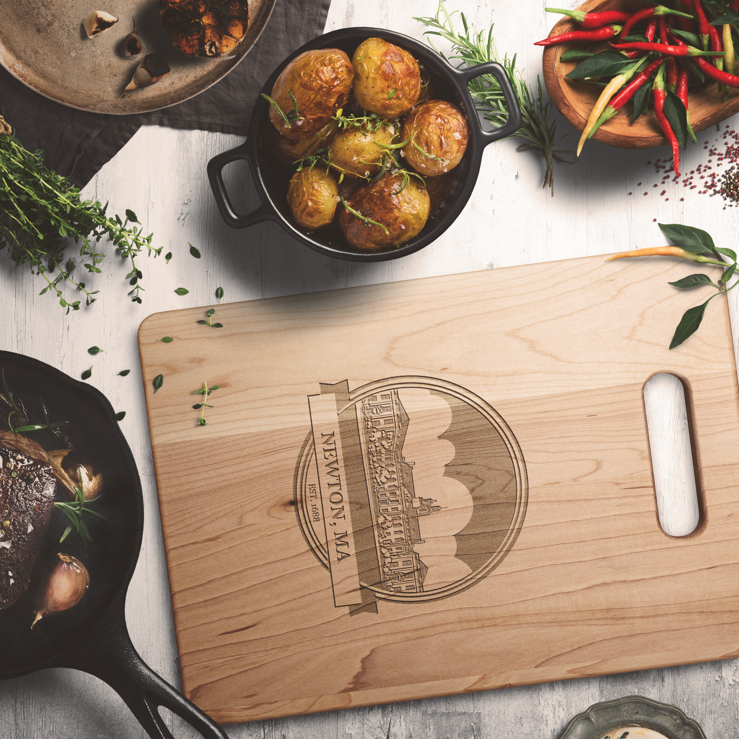 Newton_City_Hall_Maple_Cutting_Board_Maple_V_Lifestyle_Mockup.png