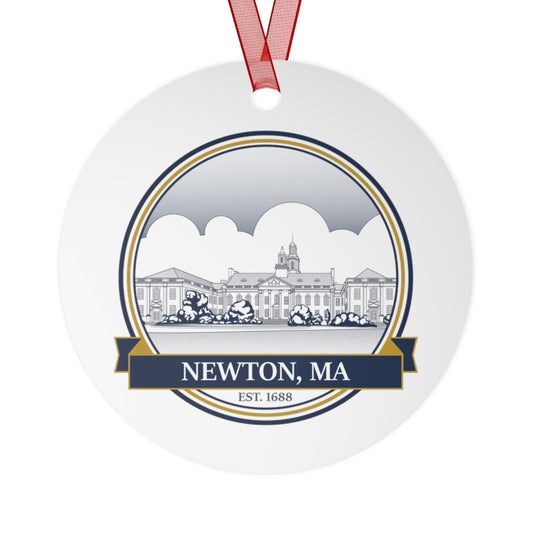 Newton City Hall: Premium Ornament