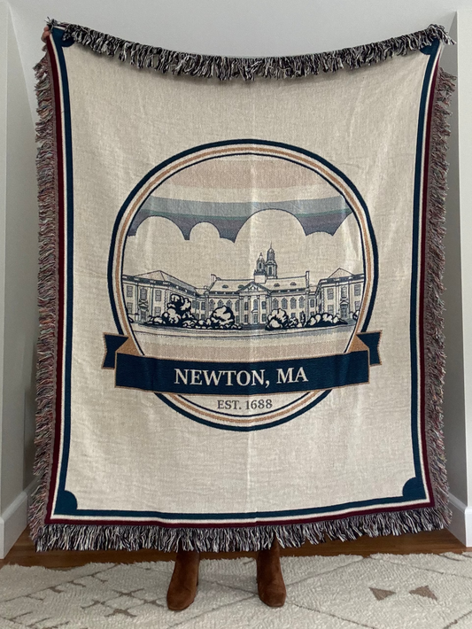 Newton City Hall: Woven Blanket