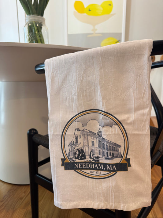 Town Icon: Flour Sack Tea Towel